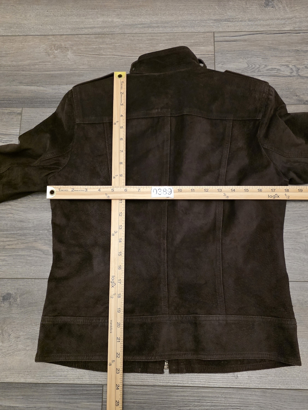 Anne Klein Brown Genuine Leather Suede Jacket - Woman’s Size Small - Picture 9 of 10